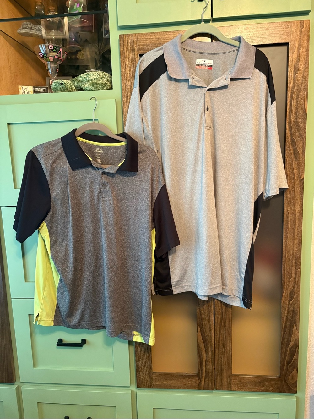 Two men’s polo